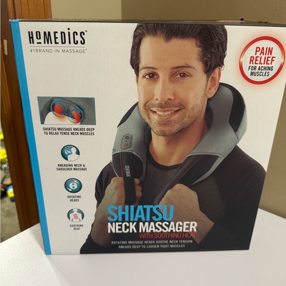 Homedics Other - Homedics shiatsu heated neck massager. New in box